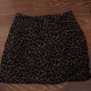 Cheetah Print Skirt